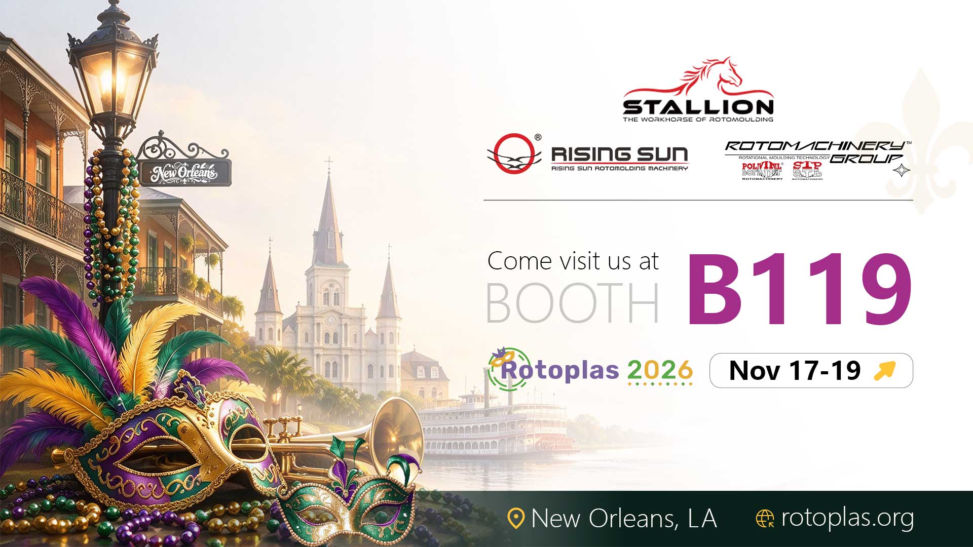 Meet Stallion at ROTOPLAS 2026